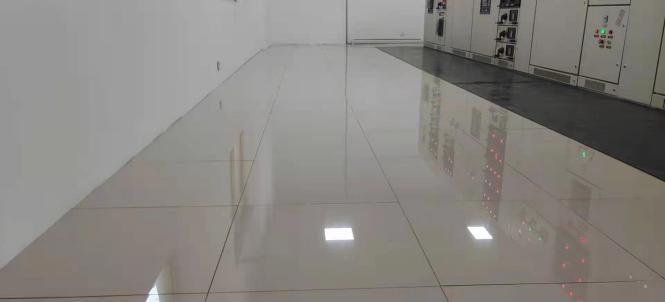 瓷砖防静电地板-牙白色